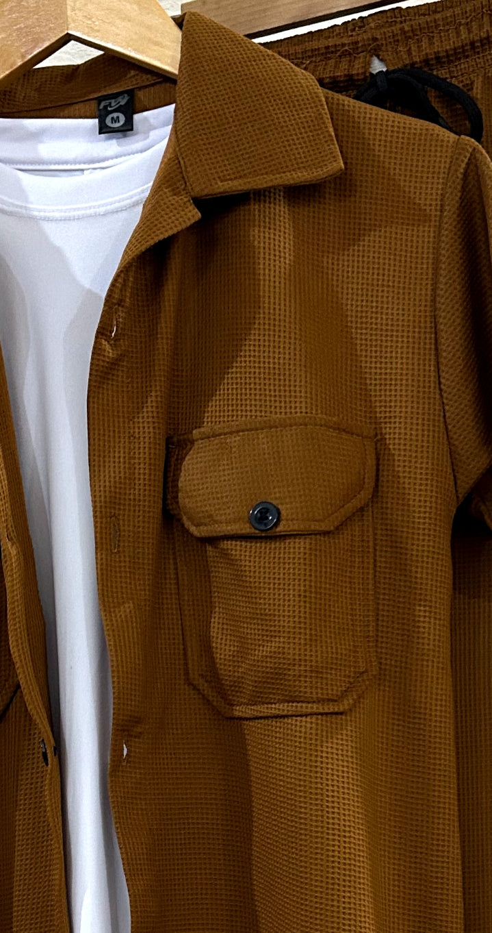 Premium Co-ord Set for mens - Brown