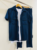 Premium Co-ord Set for mens -  Blue