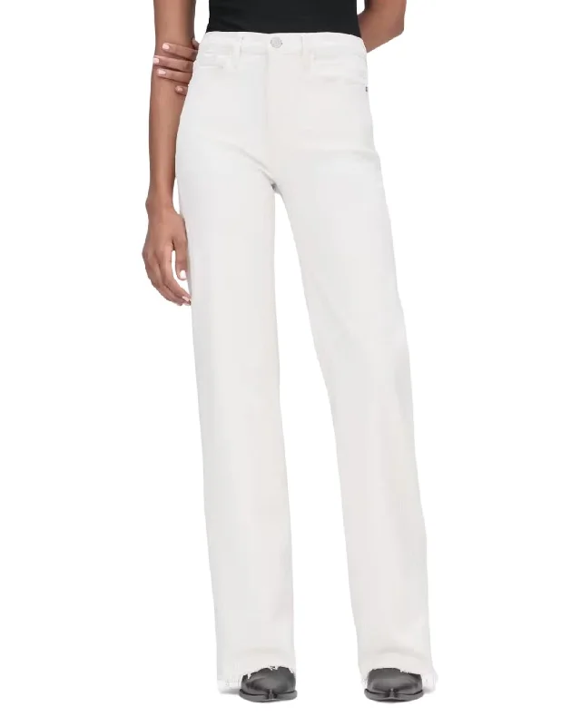 Le Jane Wide Leg Jeans In Au Natural Clean