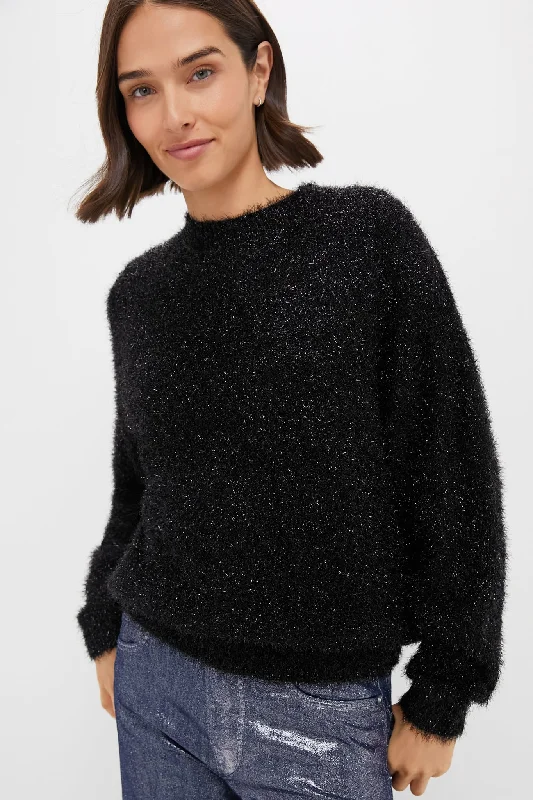 Sequin - Embellished Women Sweater for Special OccasionsBlack Sayers Sweater