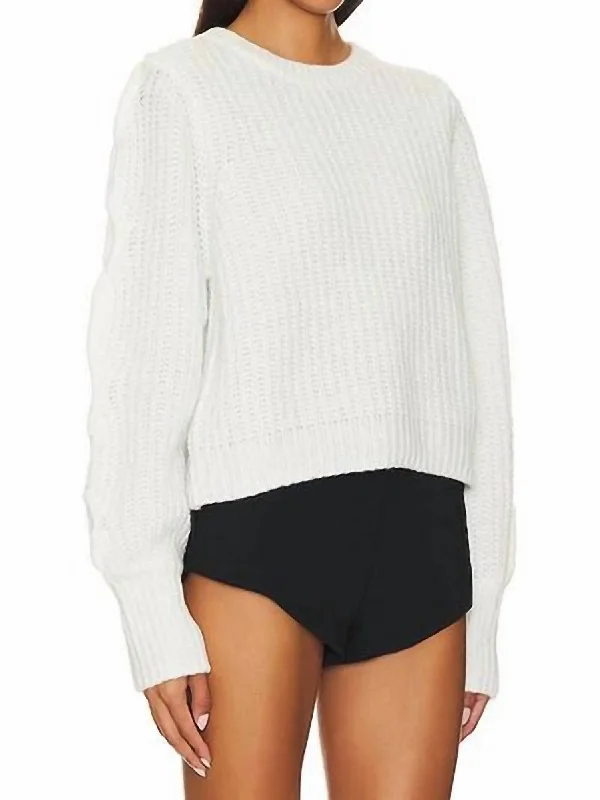 Hooded Women Sweater for Added Comfort and StyleEris Sweater In White