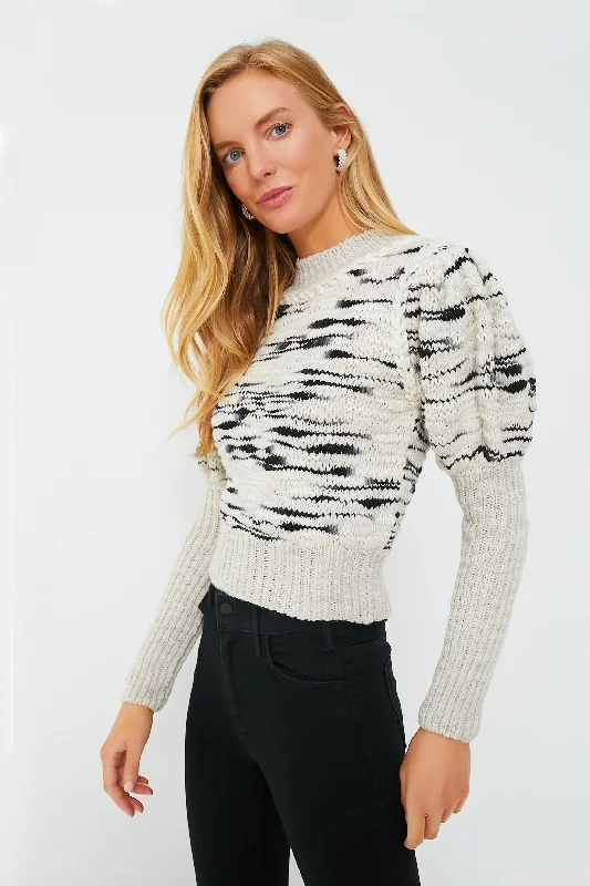 Striped Women Sweater with a Timeless PatternMulti Natural Alana Sweater