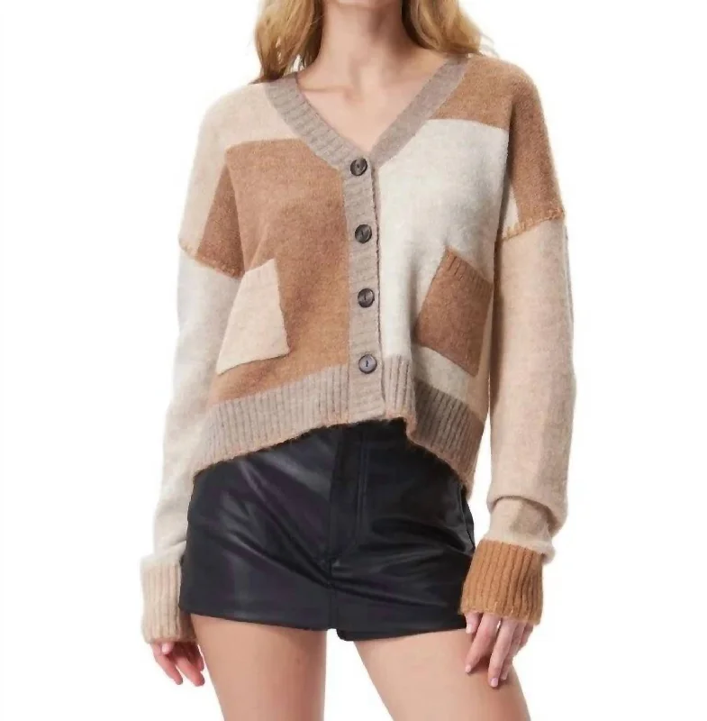 Striped Women Sweater with a Timeless PatternOakley Sweater In Brown