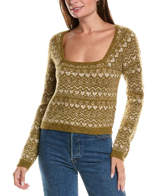 Long - Sleeve Women Sweater with Ribbed CuffsSaltwater Luxe Sweater