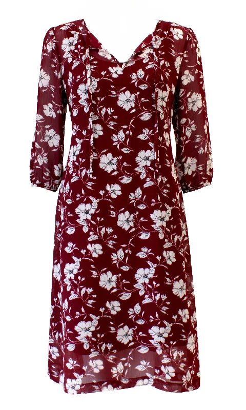 Long - Sleeve Women Dress in Velvet for a Luxurious Winter LookANJA Florette Print Dress - FINAL SALE