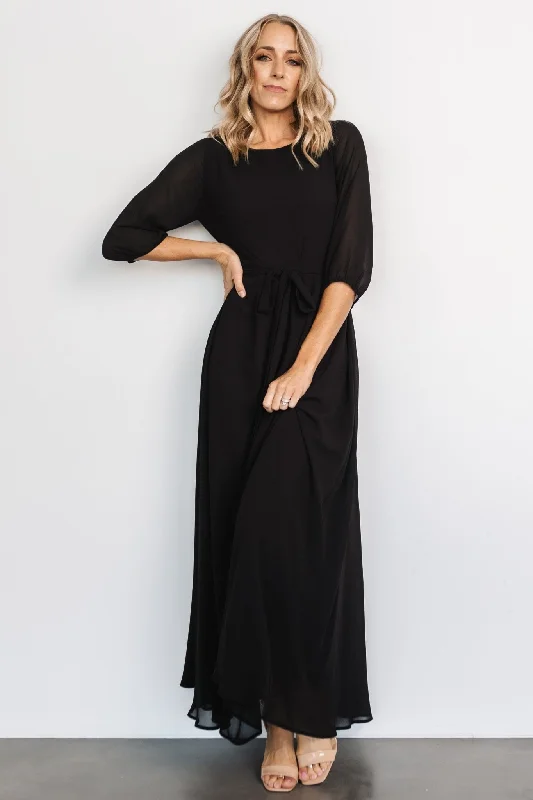 Mini Women Dress with a Short Hem for a Young and Trendy StyleRebecca Maxi Dress | Black