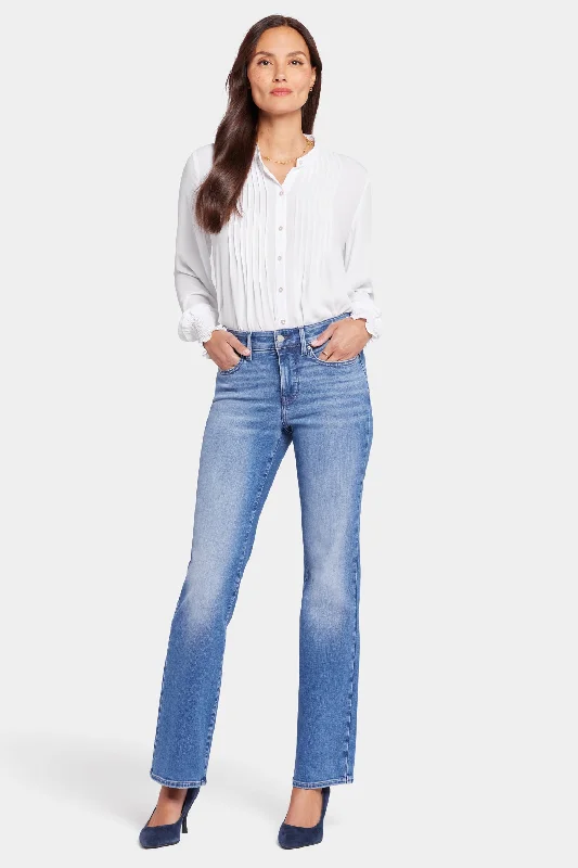 Embroidered women jeans with intricate patternsBlake Slim Flared Jeans In Petite - Stunning