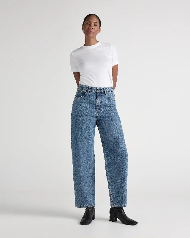 Jeggings women jeans combining the comfort of leggings and style of jeansBrooke High Barrel - Stone Vintage