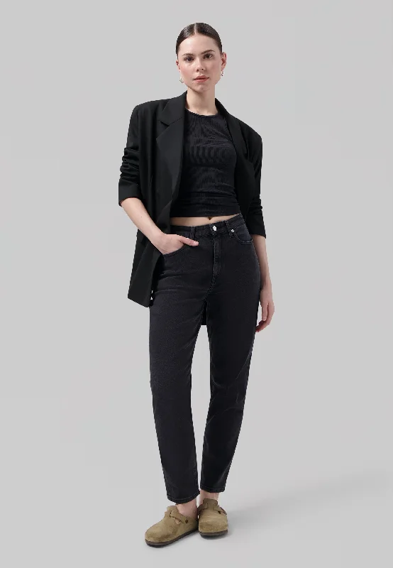 Straight - leg women jeans with a classic and timeless appealMams High Tapered - Stone Black