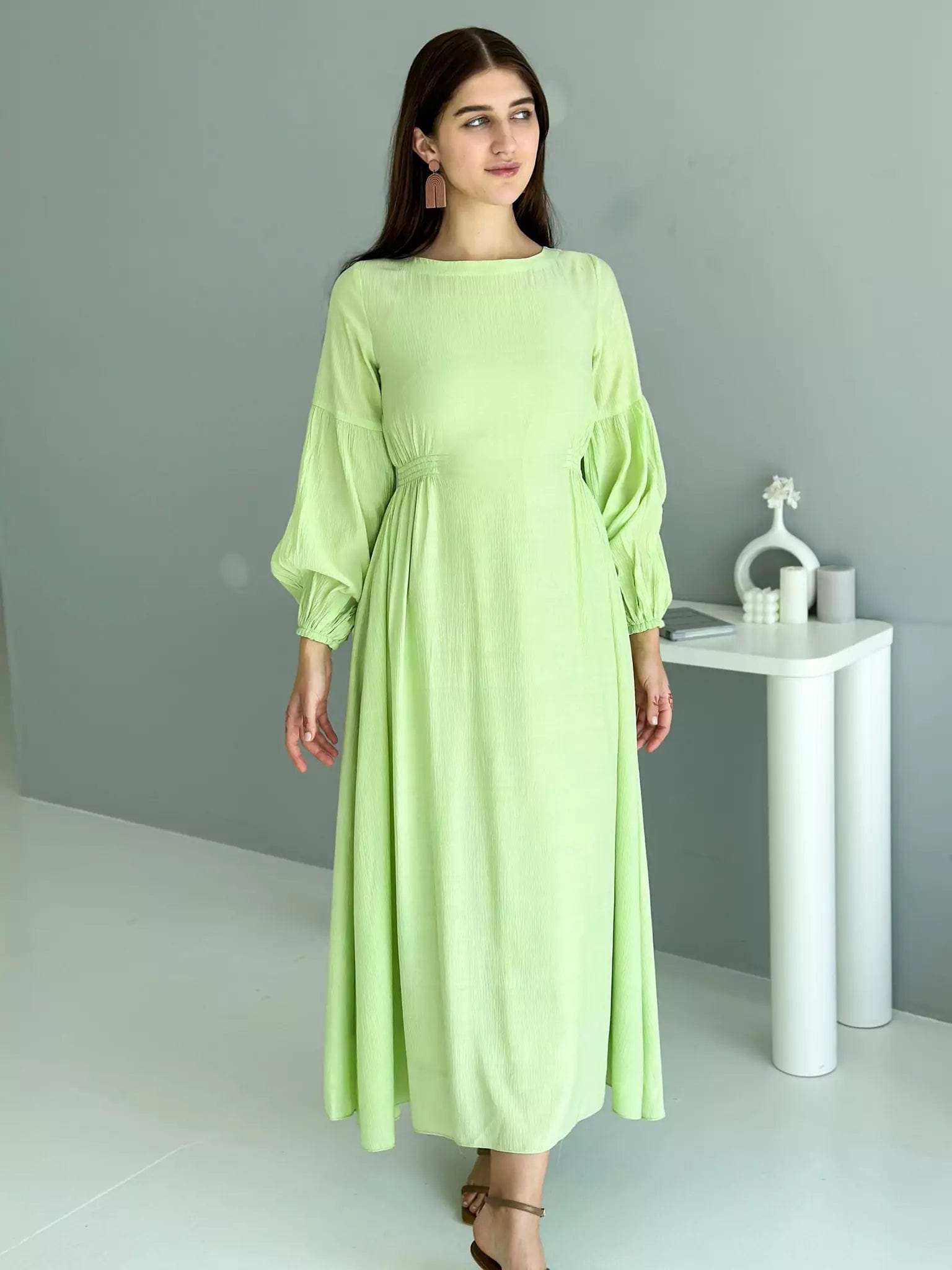 Off - the - Shoulder Women Dress for a Romantic and Feminine LookBirch Solid Long Dress