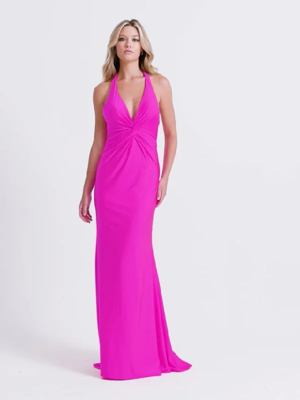 Long - Sleeve Women Dress in Velvet for a Luxurious Winter LookFaviana Jersey Halter Prom Dress 11014