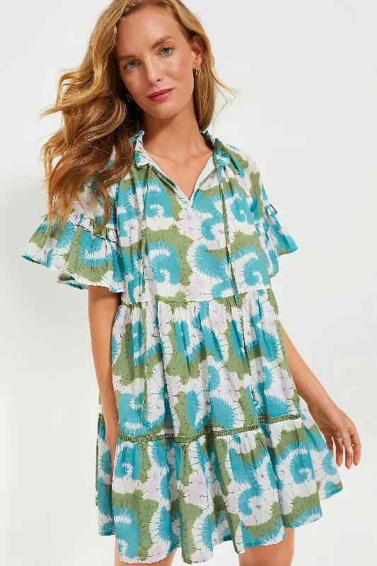 Shift Women Dress with a Simple and Classic Design for Everyday WearGreen Xacapa Nerine Short Dress