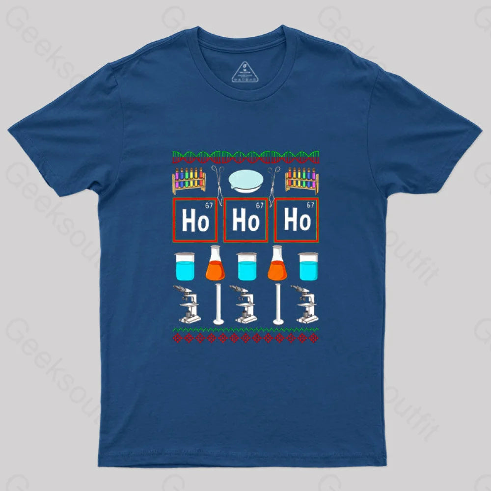 Crew Neck Women T Shirt with a Timeless DesignChemistry Christmas T-Shirt