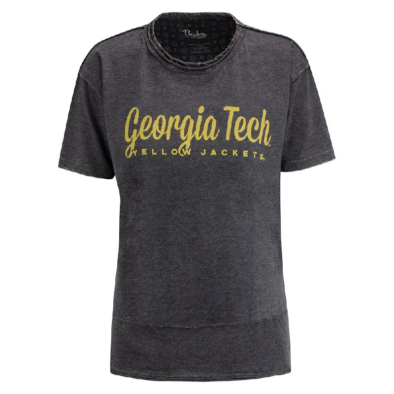 Long Sleeve Women T Shirt for Cooler WeatherLadies Georgia Tech Vintage Alena Shirt