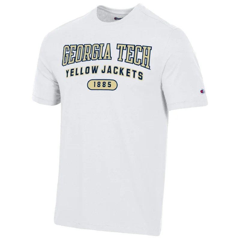 Sequined Women T Shirt for a Sparkly Night OutGeorgia Tech Yellow Jackets Super Fan Twill Applique T-Shirt