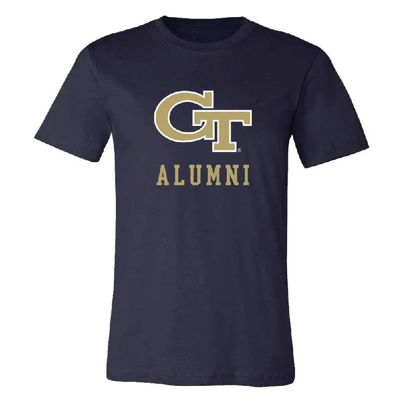 Ringer T Shirt Women with Retro - Inspired StripesGeorgia Tech Yellow Jackets Logo Alumni T-Shirt