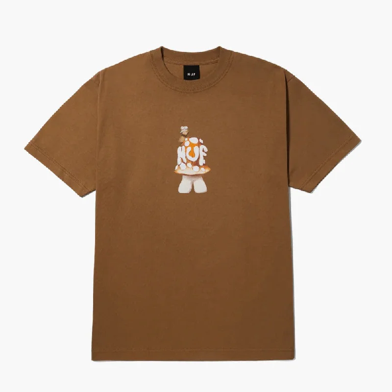 Pocketed Women T Shirt for Added FunctionalityShroomery S/s Tee Camel