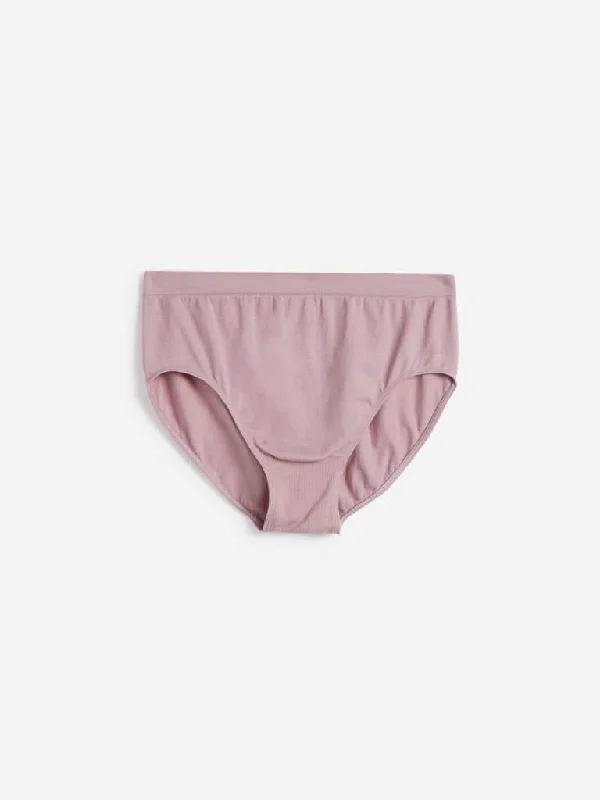 Wunderlove Light Pink Seam-Free Full Briefs